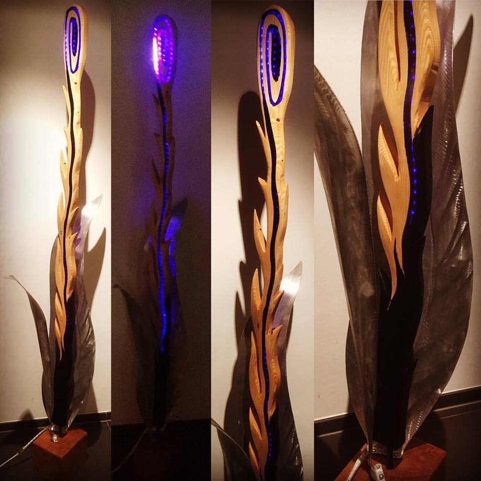 Bluelight-Flower LED „verkauft 2017“