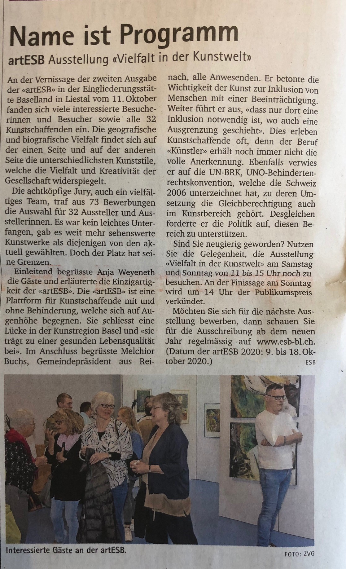 Zeitungsbericht ObZ 17.10.2019