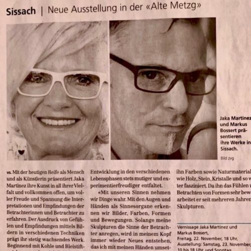 Zeitungsbericht Volkstimme 14.11.19