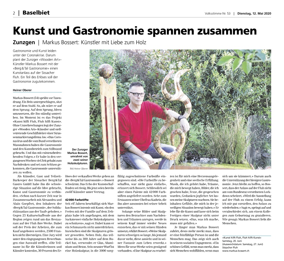 Artikel Volksstimme 12.05.20